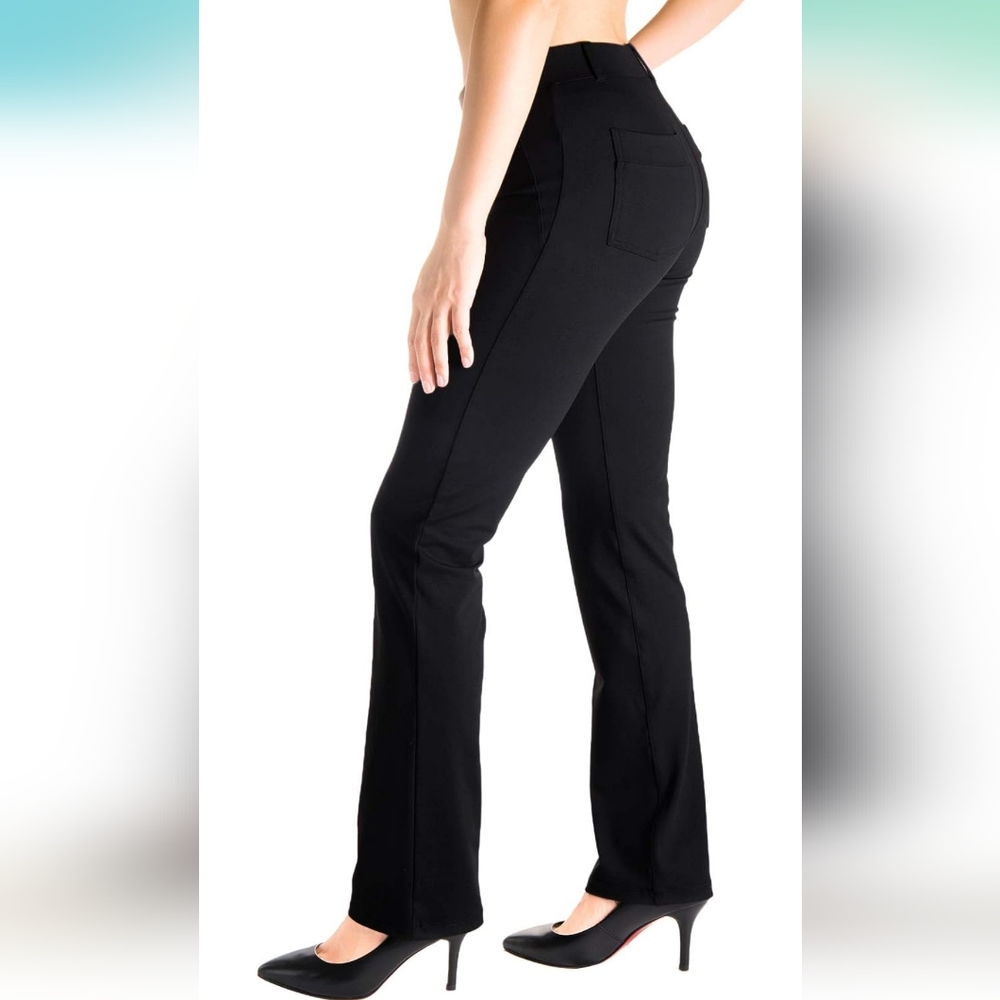 NWT! Black stretch trouser dress pants